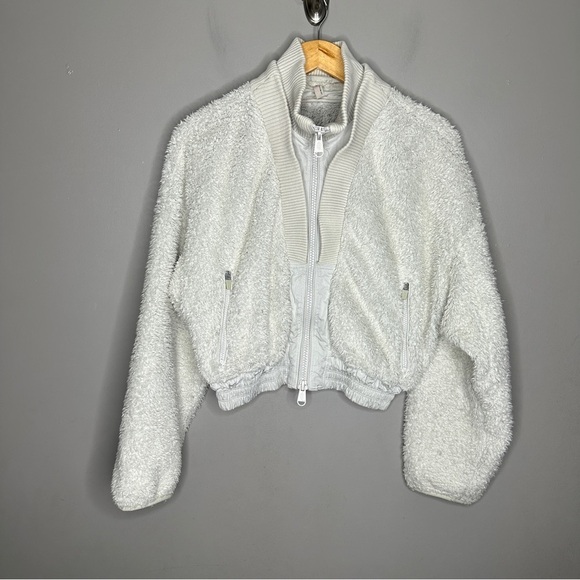 Free People Movement Gear Up Sherpa Jacket in Pearl - Picture 3 of 9